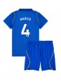 Chelsea Valentin Barco #4 Domácí dres pro děti 2026-27 Krátký Rukáv (+ trenýrky)